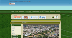 Desktop Screenshot of ligariosulensedefutebol.com.br